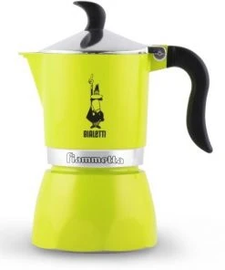 Bialetti Espressokocher Fiammetta Electric Lime 3 Tassen / 8,5 Cm / 17,5 Cm