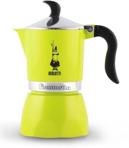 Bialetti Espressokocher Fiammetta Electric Lime 1 Tasse / 7 Cm / 14 Cm