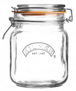 Kilner Clip Top Einmachglas 1 Liter / 150 Mm
