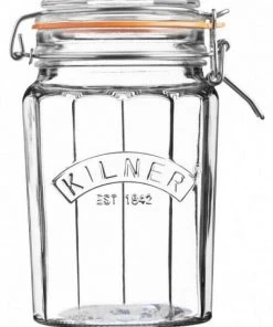 Kilner Clip Top Einmachglas, Retro-Design 1,8 Liter / 260 Mm