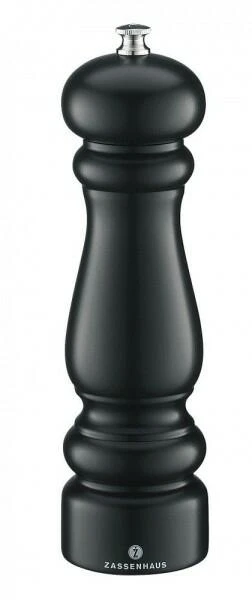 Zassenhaus Pfeffermühle Potsdam Aus Buche Schwarz Matt 30 Cm