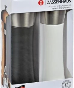 Zassenhaus Mühlen-Set Augsburg Schwarz/weiß