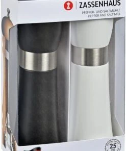 Zassenhaus Mühlen-Set Hamburg Schwarz/weiß