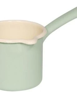 Riess Emaille Riess Schnabeltopf Mit Stiel Aus Emaille In Nilgrün