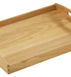 Zassenhaus Tablett Aus Gummibaum 53 X 41 X 7 Cm