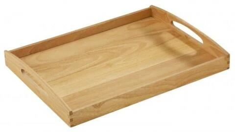 Zassenhaus Tablett Aus Gummibaum 53 X 41 X 7 Cm