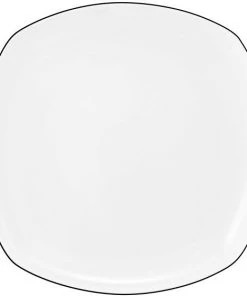 Seltmann Weiden Lido Black Line Speiseteller Flach Eckig 26 Cm
