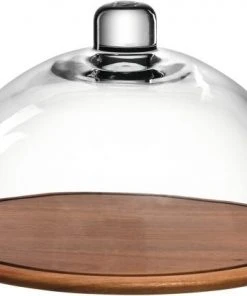 Leonardo Holzkäseplatte/Glasglocke CUCINA 2-teilig