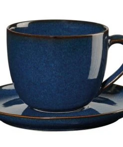 ASA Cappuccinotasse Mit Untertasse Saisons Midnight Blue
