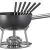 Spring Käsefondue Caquelon-Set Alu Induktion In Schwarz