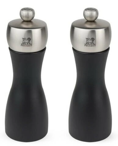 PEUGEOT Fidji Aus Buche Schwarz Im Set, 15 Cm