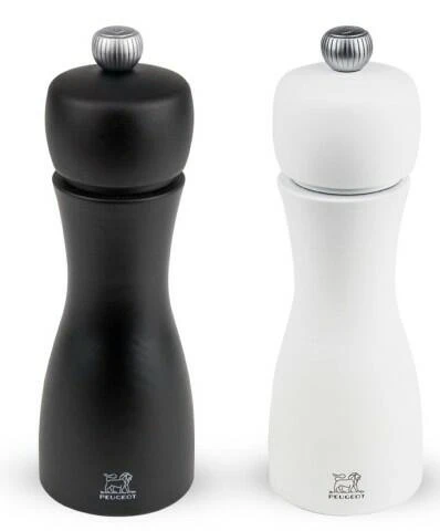 PEUGEOT Tahiti Aus Buche Weiß/schwarz Im Set 15 Cm