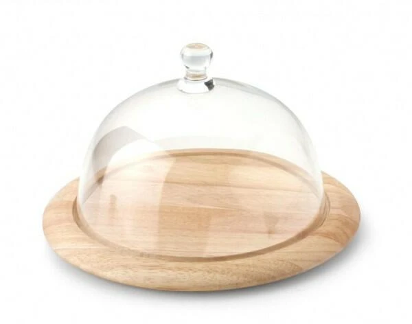 Continenta Käseglocke Rund Aus Gummibaumholz, 2-teilig Ø 33 Cm/19,5 Cm - Image 2