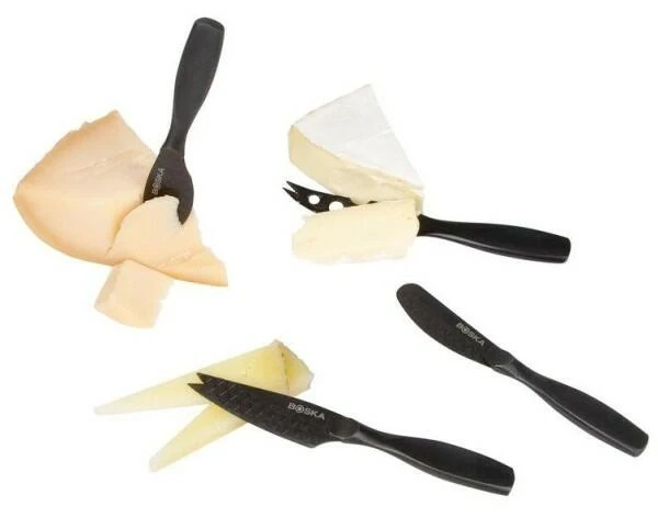 Boska Käsemesser-Set Mini Monaco+ Schwarz, 4-teilig - Image 2
