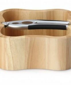 Continenta Nussschale Aus Gummibaumholz Mit Qualitätsknacker