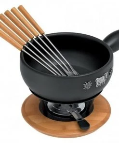 Kuhn Rikon Käsefondue Set Alpina, 9-teilig