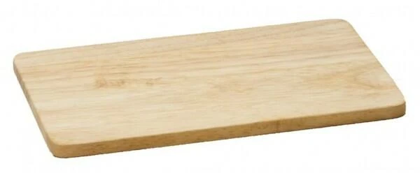 Continenta Schneidebrett Rechteckig Aus Gummibaumholz 34 X 22 X 1,5 Cm