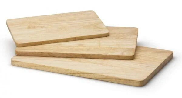Continenta Schneidebrett Rechteckig Aus Gummibaumholz 34 X 22 X 1,5 Cm - Image 2