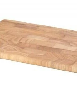 Continenta Schneidebrett Aus Gummibaum Stirnholz 35 X 25 X 2 Cm
