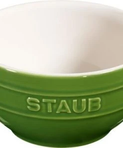 Staub Schüssel Rund In Basilikumgrün 14 Cm/ 0,7 L