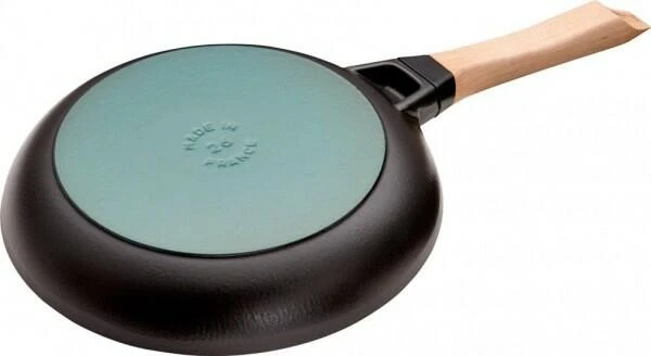 Staub Bratpfanne Aus Gusseisen Mit Holzgriff 19,4 Cm / 26 Cm - Image 2