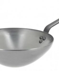 De Buyer Wok Mineral B Element Mit Gegengriff / 32 Cm / 9,7 Cm