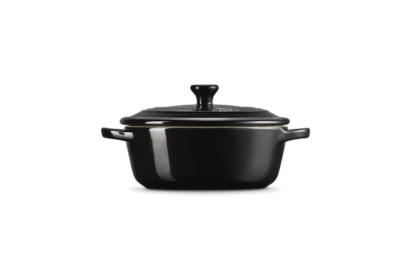 Le Creuset Mini Cocotte Oval In Schwarz - Image 4