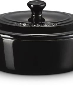 Le Creuset Mini Cocotte Oval In Schwarz