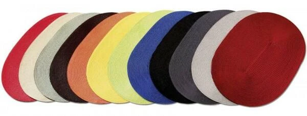 Continenta Geschirrunterlage Oval Gelb