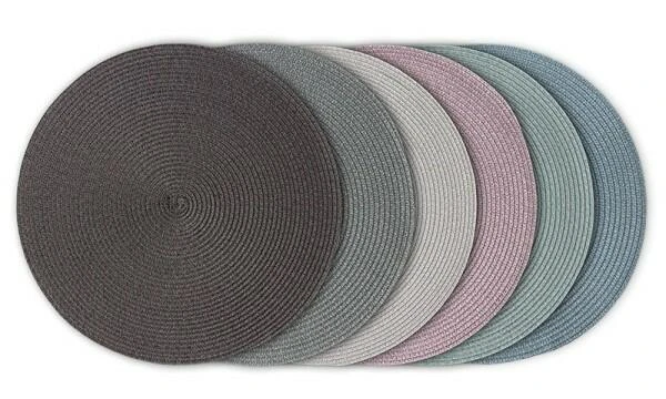 Continenta Geschirrunterlage Rund Graugrün