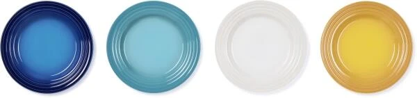 Le Creuset Teller 4er-Set 17 Cm, Riviera