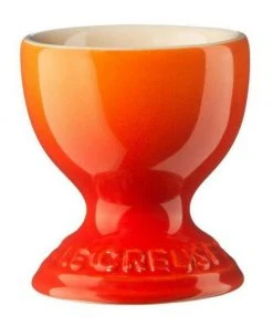 Le Creuset Eierbecher Mit Standfuß In Ofenrot