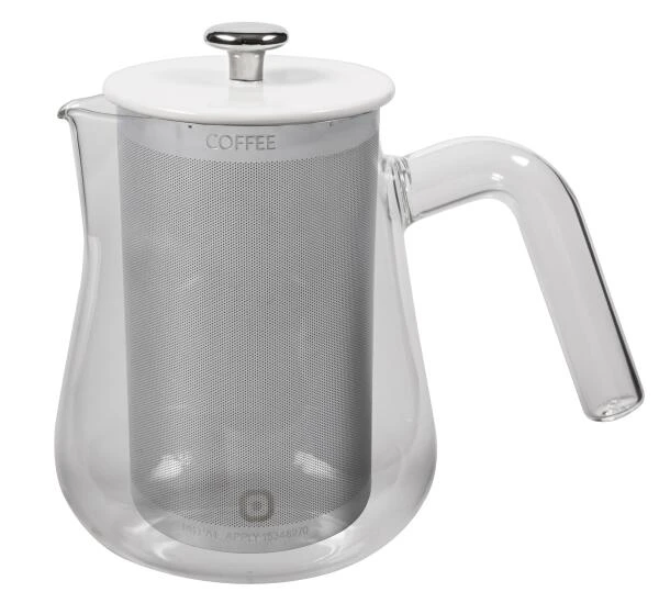 Carl Henkel Kaffeekanne X-TRACT-BREW ARCA, Clear Handle 0,8 Liter