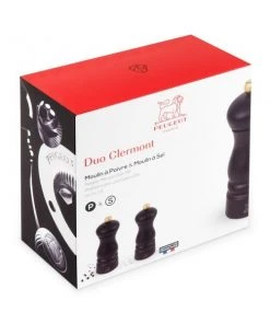 PEUGEOT Pfeffermühle & Salzmühle Clermont Chocolat Im Set
