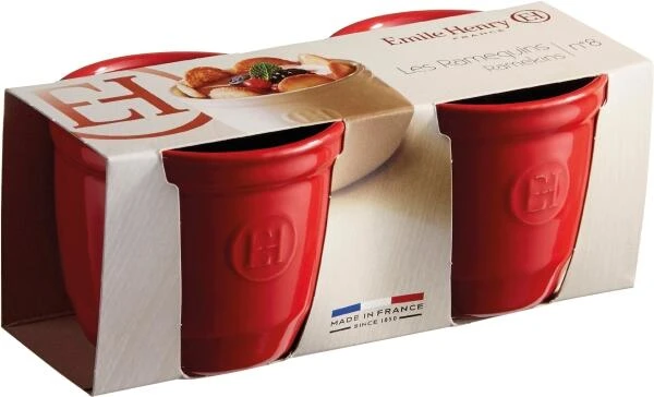 Emile Henry Töpfchen Nr. 8 In Granatapfel, 2er Set - Image 2