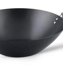 Ken Hom Wok Aus Antihaft Karbonstahl Mit Phenolharz-Griff, 35 Cm