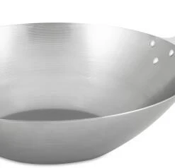 Ken Hom Wok Aus Karbonstahl Mit Buchenholz-Griff, 32 Cm