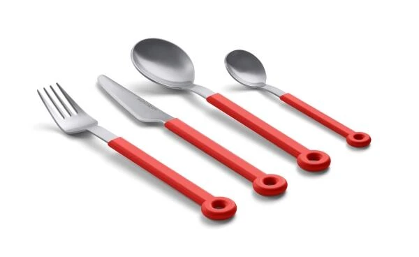 Mono Ring Besteckset In Rot, 4tlg. - Image 2