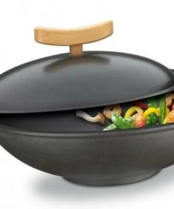 Spring Wok Aus Gusseisen, 6-teilig