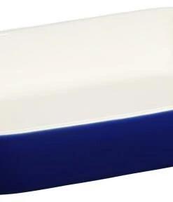 Staub Auflaufform Aus Keramik In Dunkelbau 32 Cm / 27 X 20 X 6 Cm / Ca. 2,4 L