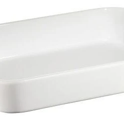 Staub Auflaufform Aus Keramik In Weiß 25,8 Cm / 20 X 16,8 X 5,4 Cm / Ca. 1,1 L