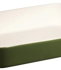 Staub Auflaufform Aus Keramik In Basilikumgrün 19 Cm / 14 X 11 X 3,4 Cm / Ca. 0,4 L