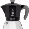 Bialetti Espressokocher Moka Induktion Black 4 Tassen