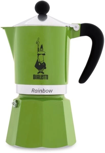 Bialetti Espressokocher Rainbow Grün 1 Tasse