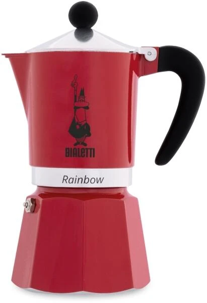 Bialetti Espressokocher Rainbow Rot 3 Tassen