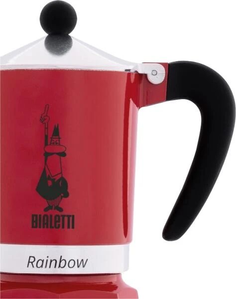 Bialetti Espressokocher Rainbow Rot 3 Tassen - Image 3