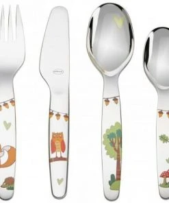 Rösle Kinderbesteck "Waldfreunde" 4-teilig